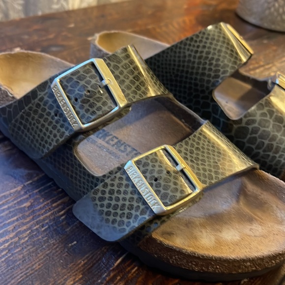 Binkenstock sandals Size 38 dark green - Picture 3 of 12